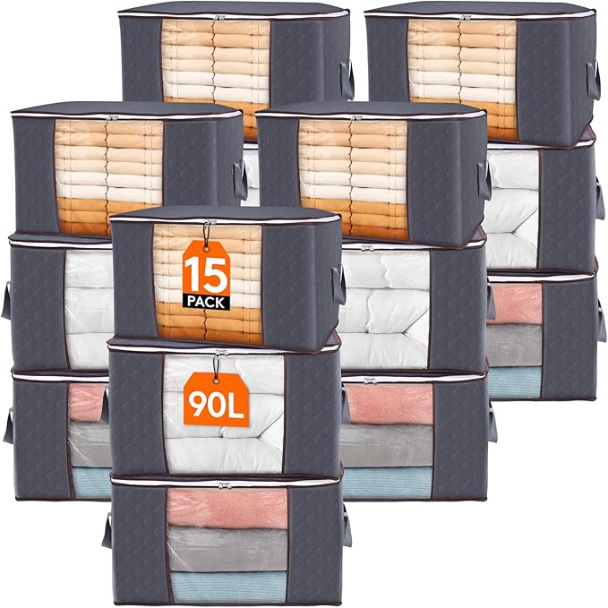 Lifewit Large Capacity Clothes Storage Bag Organizer by Lifewit