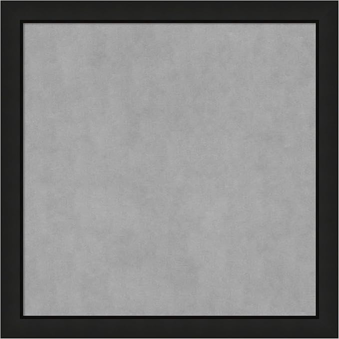 Amanti Art Black Framed Magnetic Board 27x27 Medium Vision Board by AmantiArt
