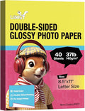 Uinkit Brochure Paper Glossy Double Sided 8.5x11 Inkjet 37lb 140gsm Dye ink by UinkitHandicraftsandConservationSpecialist