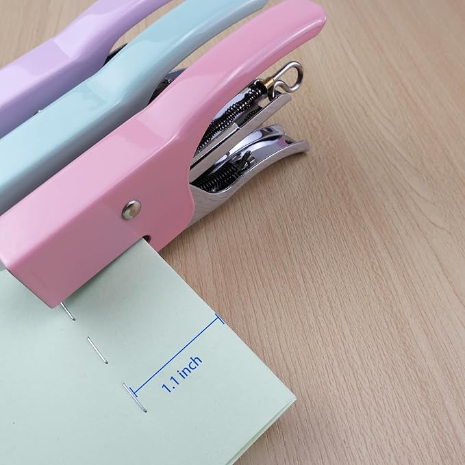 Aacehlh Small Hand-held Stapler Set, 15 Sheet Capacity, Includes 750Pcs Staples - Image 6