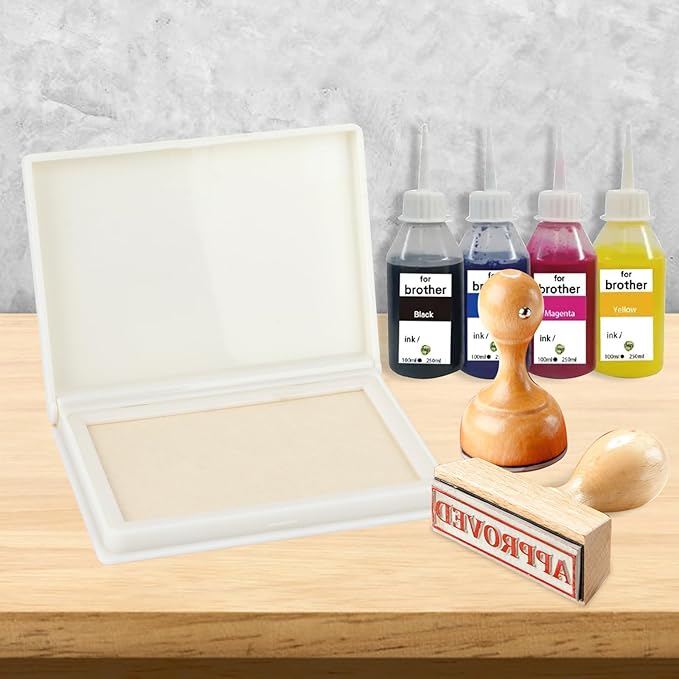 Dry Stamp Pad, 4 x 2.5 Inch Premium Quality Ink Pad - Image 6