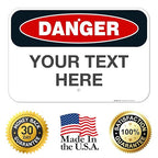 Custom Danger Sign, OSHA Sign, 12x18 Inches, Rust Free .063 Aluminum, Fade - Image 8