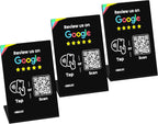 REVLIXI Google Review Stand- Boost Reviews w/ 3x4 inch Reusable Google Review
