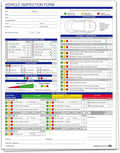 Multi-Point Inspection Form for Vehicles – 2-Part Carbonless Vehicle Checklist by Unknown