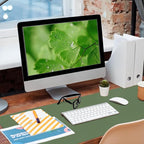 Bloss Olive Green Desk Mat 35.4" x 15.7", Desk Matt - Image 4