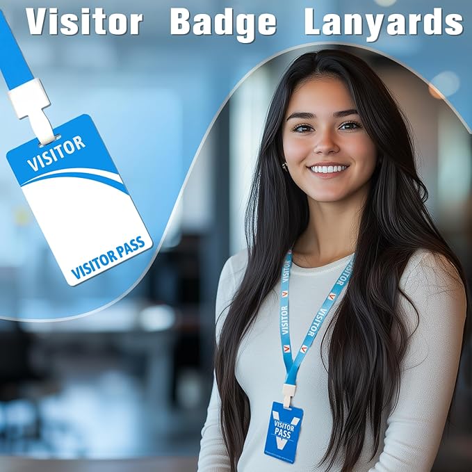 Visitor Badge Lanyards Volunteer Badge Holder - Image 2