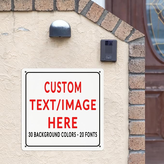 Custom Sign Personalized Custom Metal Sign, Customize - Image 2