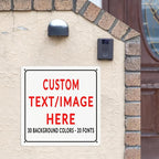 Custom Sign Personalized Custom Metal Sign, Customize - Image 2