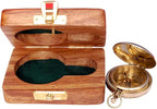 Bazross Brass Nautical Compass - Image 7