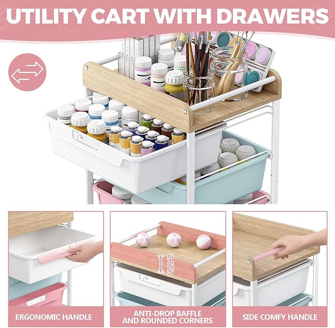 Rolling Storage Utility Cart - Image 5