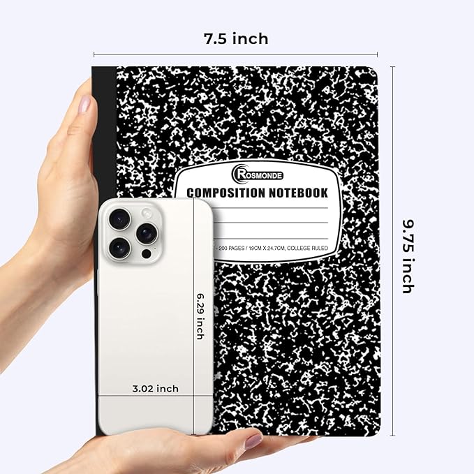Rosmonde 5000 Pack Composition Notebooks Bulk, College Ruled, 200 Pages - Image 3