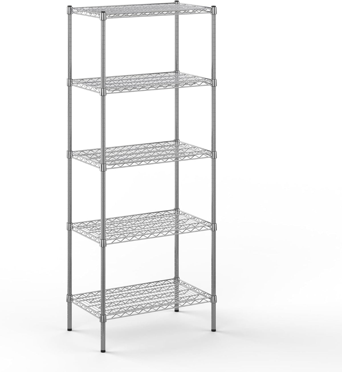 Regal Altair 18" Deep x 30" Wide x 74" Height Wire Shelving Kit | 5-Tier | NSF