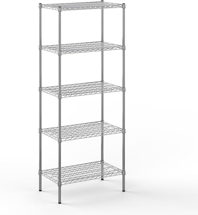 Regal Altair 18" Deep x 30" Wide x 74" Height Wire Shelving Kit | 5-Tier | NSF by Regal+Altair