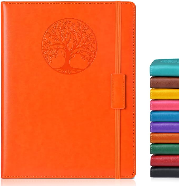 Biuwory Lined Journal Notebook for Women Men, 256 Pages B5 Large Hardcover by Biuwory