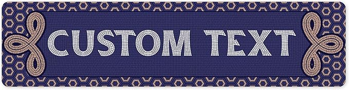 Custom Sign, Custom Street Sign, 11 Font Colors, 13 Font Styles, 4 Hole Options by MySignCenter
