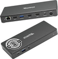 Plugable USB-C Docking Station Dual 4K 60Hz HDMI, 65W Charging, Gigabit Ethernet by Plugable