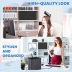 Henoyso 12 Pcs 3 Ring 1 Inch Binders Fits 8.5 x 11 Inch Letter Size Paper - Image 6