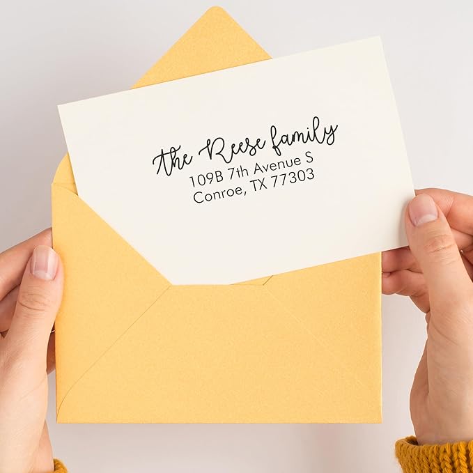 Address Stamp - Custom Stamps for Mailing I Create Personalized Name and Return - Image 5