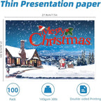 Uinkit 100 Sheets Thin Matte Presentation Paper Photo Double Sided 8.5x11 38lb - Image 3