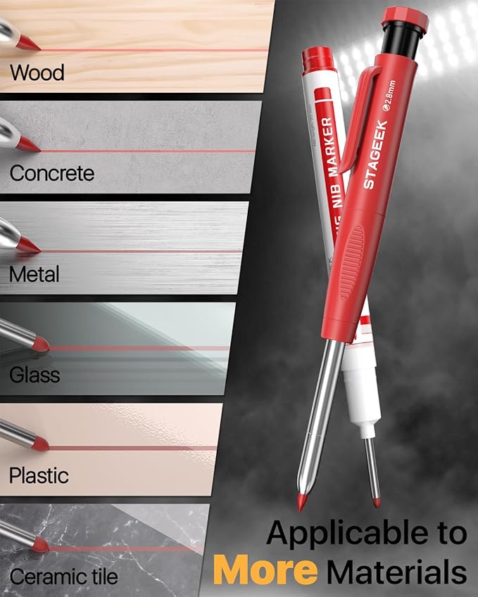 STAGEEK 3PCS Carpenter Pencils - Image 3