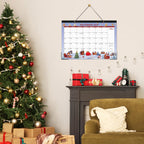 Desk Calendar 2027,18 Months Calendar from January 2027 to June 2028 | 17" x 12", Desk Calendars 2027-2028 with Large Ruled Blocks for Planning