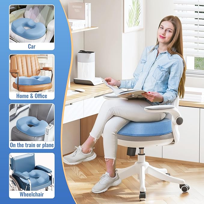 CloudBliss Donut Pillow Seat Cushion Chair Pad - Image 6