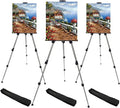 RRFTOK Art Painting Display Artist Easel Stand, Aluminum Metal Tripod by RRFTOK