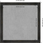 Amanti Art Black Framed Magnetic Board 27x27 Medium Vision Board - Image 4