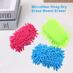 Biaungdo 5 Pack Washable Whiteboard Eraser, Microfiber Shag Dry Eraser - Image 4