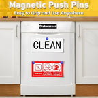 VNDUEEY 16 Pack Blue Fridge Magnets, Refrigerator Magnet Whiteboard Magnets - Image 6