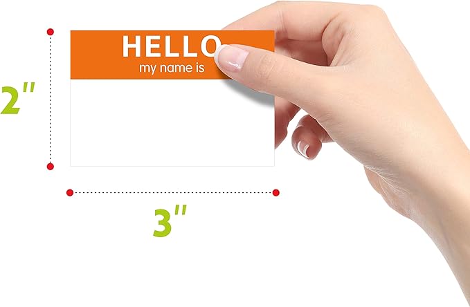 15 Colors 405 PCs Name Tag Sticker in - Image 2