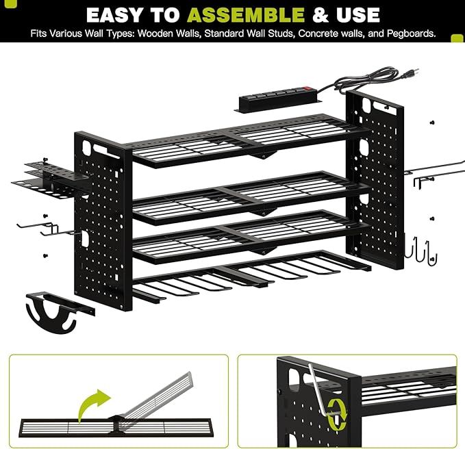 NattyDot Power Tool Organizer Wall Mount - Image 7
