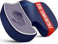 CushZone Office Chair Cushions, Memory Foam Coccyx Cushion by CushZone