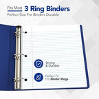 Kaisa3 Pack Notebook Paper College Ruled 3-Hole Punched Loose Leaf Paper 8x10.5 - Image 5