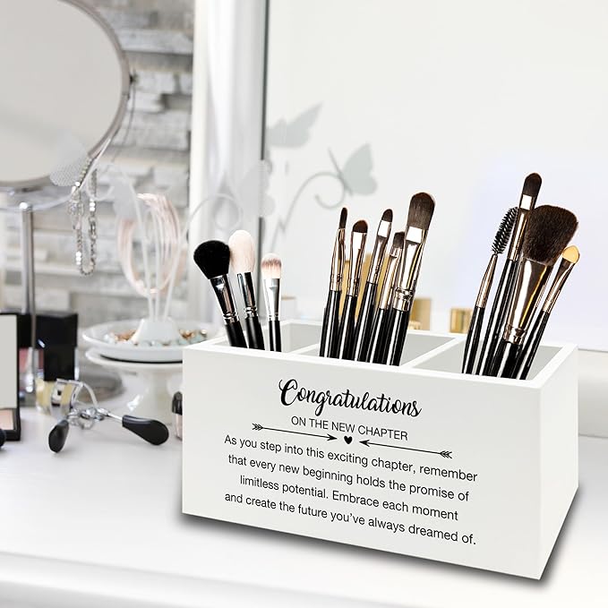 XPH Congratulations Gift Pen Pencil Holder Organizer - Image 4
