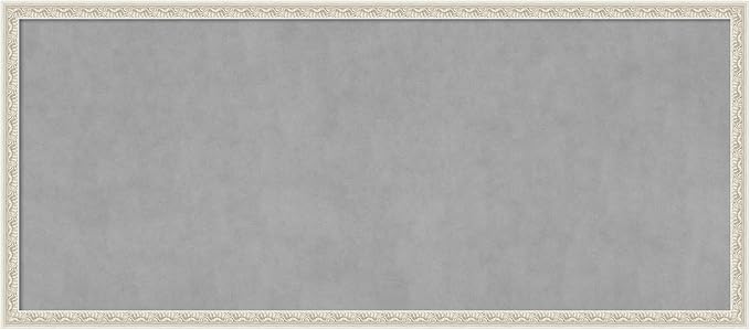 Amanti Art Silver Framed Magnetic Board 22x50 Oversize Vision Board by AmantiArt