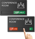 Conference Room Sign, Office Door Signs Do Not Disturb, In Use Available Slider by EliteSign