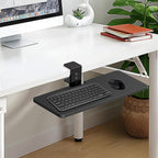 Large Under Desk Rotatable Computer Keyboard and Mouse Tray, Extra Sturdy Desk - Image 7
