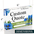 Custom Acrylic Sign Personalized, Custom Desk Name Plate, 18 Styles, - Image 8