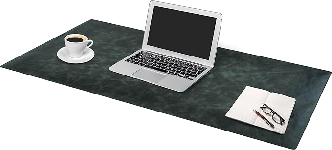 Node Leather Calfskin Leather Desk Pad – Executive Office Desk Mat - Image 7