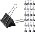 XIIFIIFII 3 Inch Extra Large Binder Clips, Heavy Duty Paper Clamps, Big Metal by XIIFIIFII