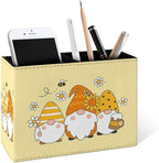 Famame Cute Sunflower Bee Gnomes Pencil Holder by Famame