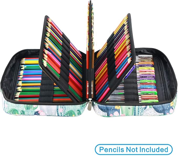 YOUSHARES Colored Pencil Case 220 Slots Pen Case Organizer - Image 5