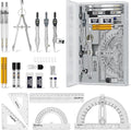 Nicpro 22 PCS Compass Geometry Tools by Nicpro