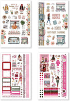 Hobonichi Compatible A5 Planner Sticker Book – Coffee Queen Collection Coffee-Themed Decorative & Functional Stickers for Cousin & Weeks Size Planners, Journals & Creative Planning