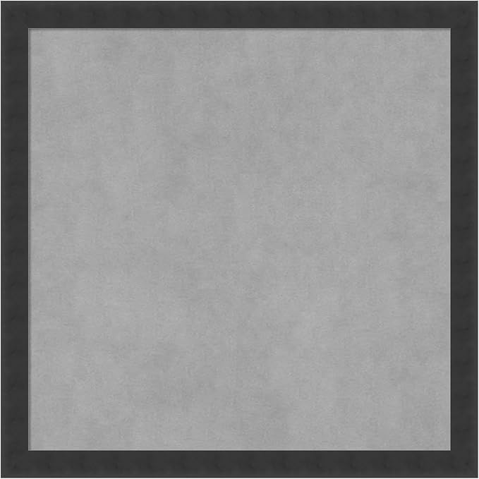 Amanti Art Black Framed Magnetic Board 22x22 Medium Vision Board by AmantiArt