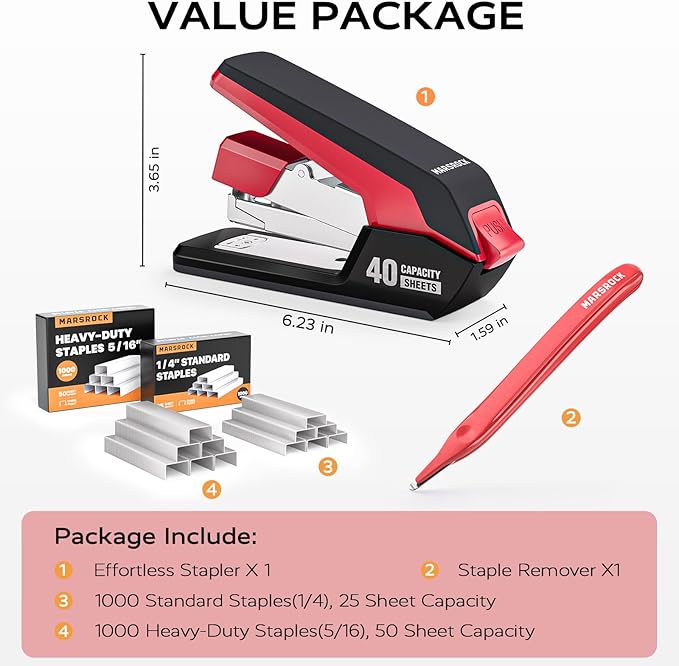 MARSROCK Effortless Stapler for Desk - Image 6