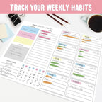 JAMIEKA 52Color Weekly Tearable Planners Pad - Image 8