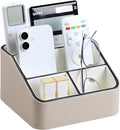 MEIBOOCH Remote Control Holder, PU Leather Small Desk Organizer by MEIBOOCH