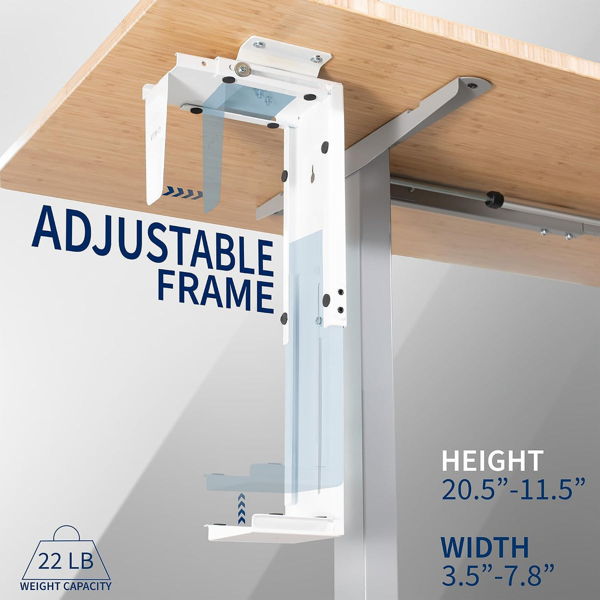 VIVO Under Desk and Wall Office PC Mount w/ Swivel